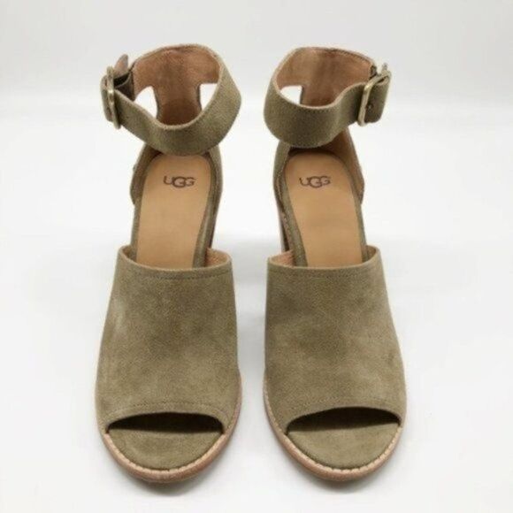 UGG Aja Green Ankle Heel - Picture 3 of 7